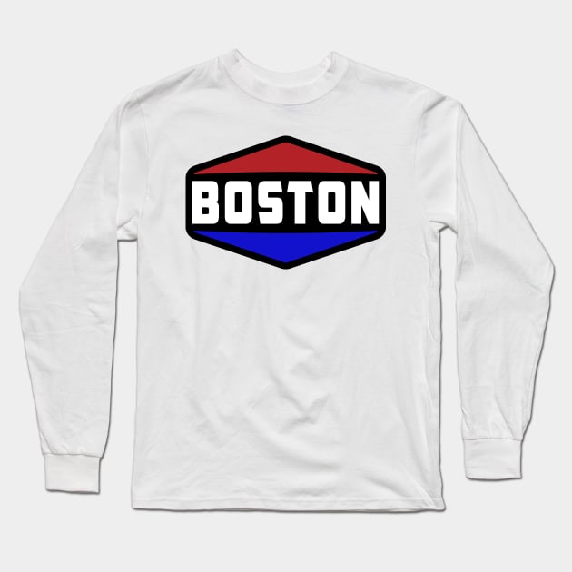 Boston Massachusetts Long Sleeve T-Shirt by heybert00